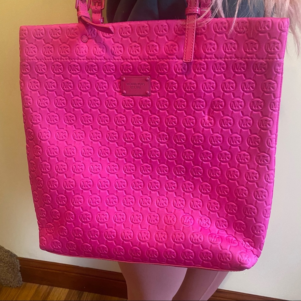 Michael Kors Hot Pink Tote